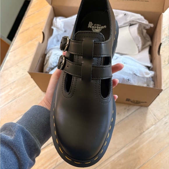 Doc Marten 8065 II BEX SMOOTH LEATHER PLATFORM MARY JANE SHOES - Picture 6 of 7